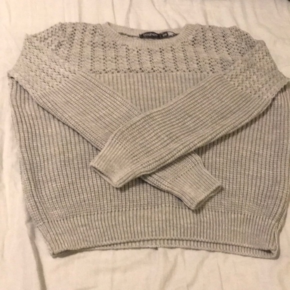 Boohoo Crop Sweater - Picture 1 of 3